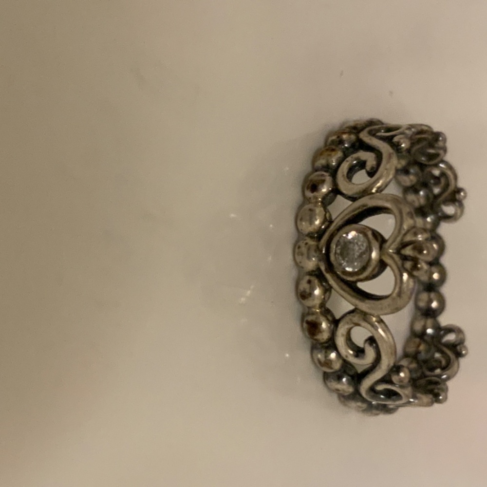 PANDORA CROWN RING - Picture 2 of 7